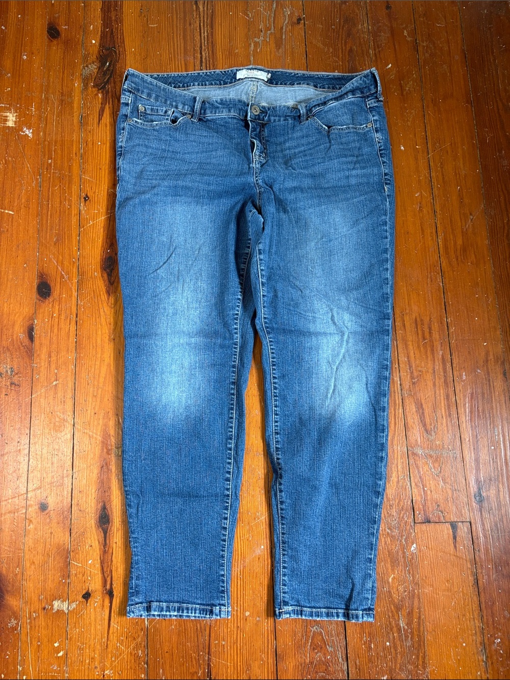 torrid Women's Dark Blue Skinny Jeans First At Fit Size 22 Regular 22R
